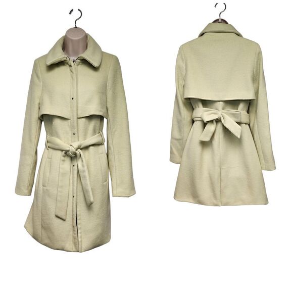 The Limited Jackets & Blazers - The Limited Lime Green Trench Coat Size Small